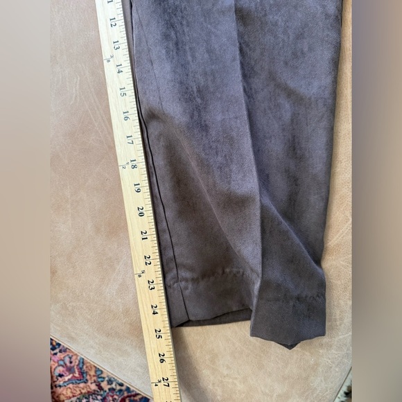Alfred Dunner Womens Faux Suede Pull-On Straight Leg Pants Sz 14 - Picture 3 of 7